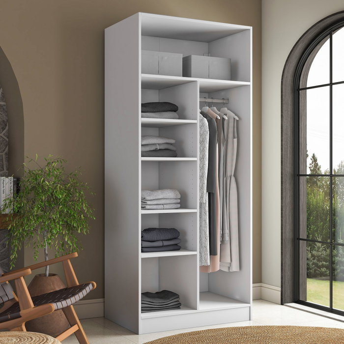 Hanah Home Armario BA224 - 4641 Blanco
